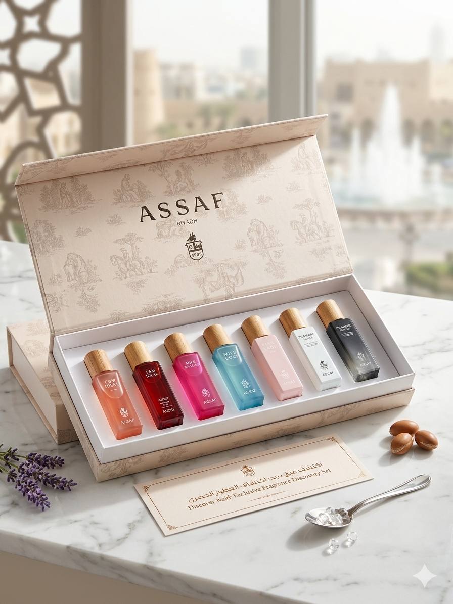 بوكس عطور عساف السباعي الفاخر (ASSAF)