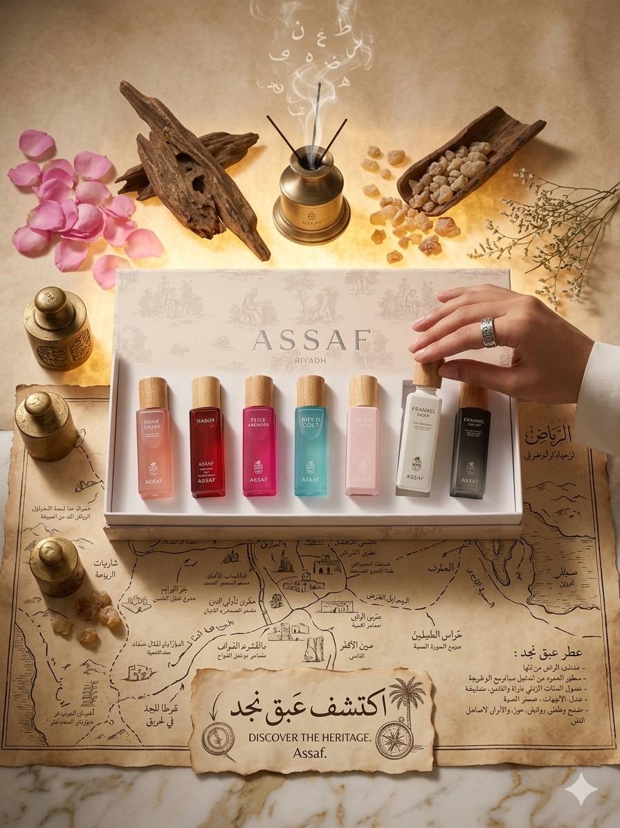 بوكس عطور عساف السباعي الفاخر (ASSAF)
